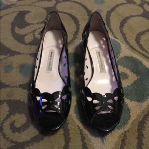 Black patent dress shoes